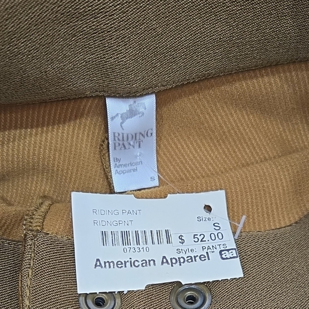 American Apparel Tan Riding Pants - Picture 2 of 4
